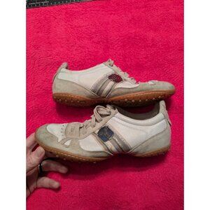 Vintage Diesel Cheju 78 Women's Sneakers Size 8 Y2K Shield Logo Leather Suede